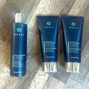 NEW Monat Restructuring shampoo and 2 Conditioners